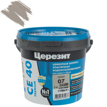 Затирка цементная Церезит СЕ40 серая №07 1кг