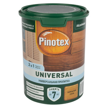 Пропитка 2в1 Pinotex Universal карельская сосна полуматовая 0,9л