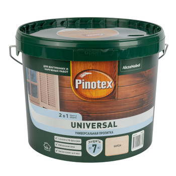 Пропитка 2в1 Pinotex Universal береза полуматовая 9л