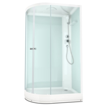 Душевая кабина Domani-Spa Delight Slim 128 R низкий поддон 120х80х218 см матовые стекла