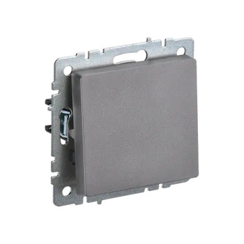 Изображение товара Механизм выключателя одноклавишный Brite сталь IP20 от IEK