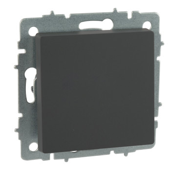 Изображение товара Механизм выключателя одноклавишный Brite IP20 графит IEK