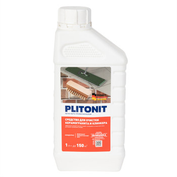 Средство для очистки керамогранита и клинкера Plitonit 1 л