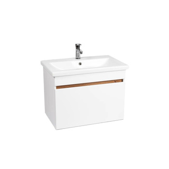 Изображение товара Тумба подвесная Viant Мальта 50 с раковиной COMO 50 белый