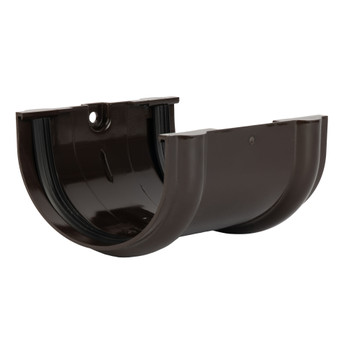 Соединитель желоба 120мм Технониколь Оптима коричневый