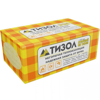 Утеплитель 1000х600х50мм Тизол Фасад 110кг/м³ 3,6м²