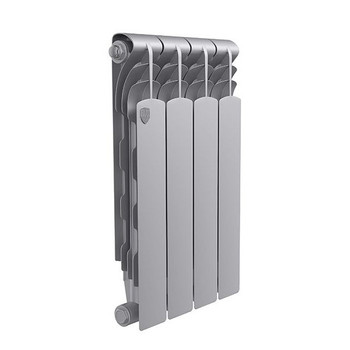 Радиатор биметаллический Royal Thermo Revolution 500 мм серебристый 4 секции