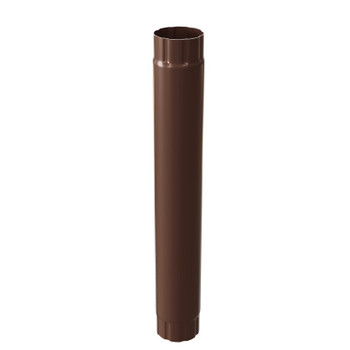 Труба соединительная GS lite D 90 коричневый шоколад 1 м