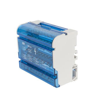 Шина на DIN-рейку в корпусе (кросс-модуль) ШНК 4х11 3L+PEN IEK