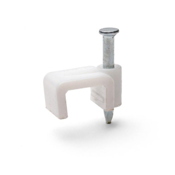 Изображение товара Пластиковая скоба для крепления кабелей 8 мм 40 шт Fortisflex