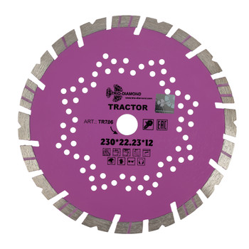 Изображение товара Алмазный диск Trio-Diamond Tractor 230 мм для резки бетона и камня