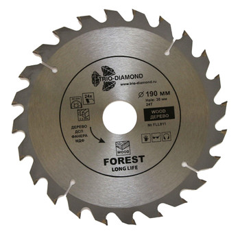 Изображение товара Диск пильный по дереву Trio-Diamond Forest Long Life 190х24Т-30