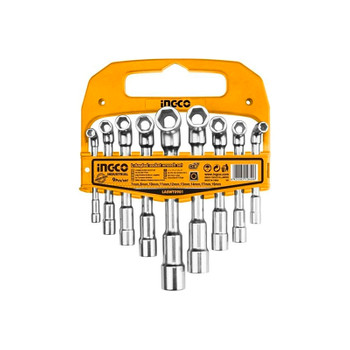 Ключи Ingco Г-образные торцевые 7-19 мм, набор 9 шт