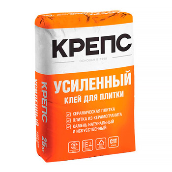 Клей для плитки С1 T Крепс Усиленный, 25 кг