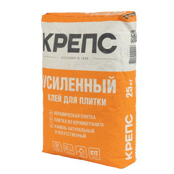 Клей для плитки Крепс Усиленный С1 T, 25 кг