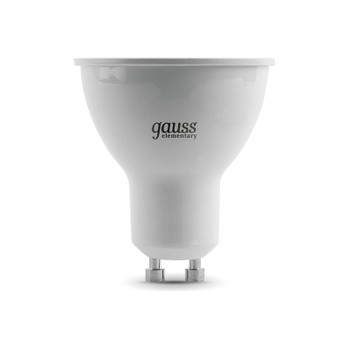 Лампа светодиодная рефлекторная Gauss 9Вт GU10 теплый свет 3000K