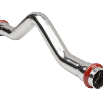 Пресс обвод из нержавеющей стали двухраструбный 22x22 мм Rommer