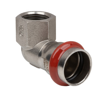 Изображение товара Пресс угольник переходной ВР 22х1/2" из нержавеющей стали Rommer