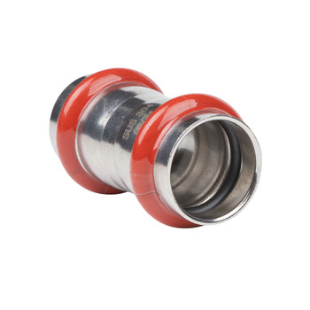 Пресс муфта соединительная короткая из нержавеющей стали 22x22 мм Rommer