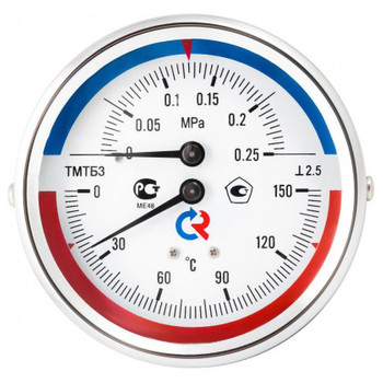 Термоманометр 1/2" ТМТБ-31Т.1 Росма