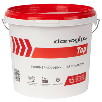 Шпаклевка финишная готовая полимерная Danogips Top 5 кг