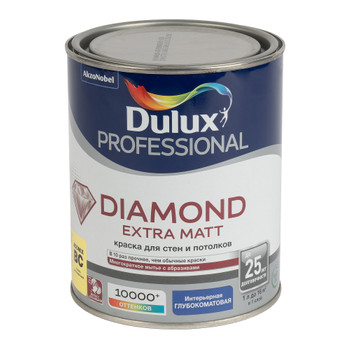 Краска Dulux Professional Diamond Extra Matt глубокоматовая база BC 0,9 л