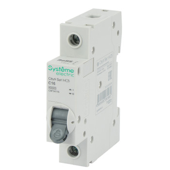 Изображение товара Автоматический выключатель однополюсный C 16А 4.5кА City9 Systeme Electric