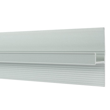 Плинтус скрытый Русский профиль 2500х50х15 мм серебро матовый