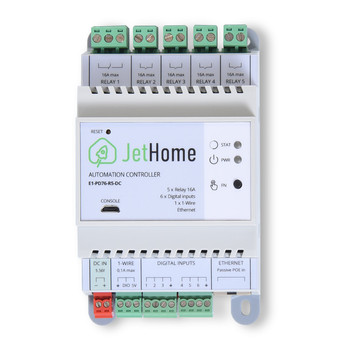 Контроллер на DIN-рейку JetHome JetHub E1 PD76-R5-DC(v2)
