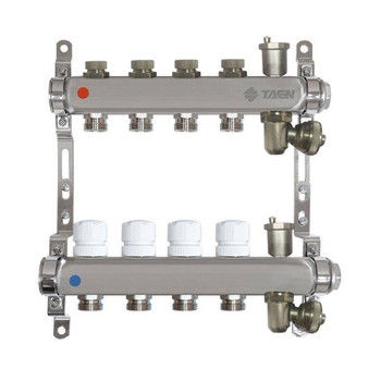 Коллекторная группа Taen 1" евроконус 3/4" на 4 выхода