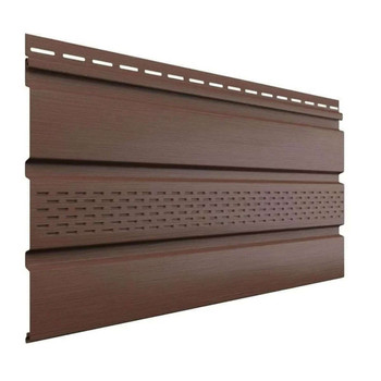 Изображение товара Софит частично перфорированный Технониколь Оптима каштан 3 м для кровли и фасада