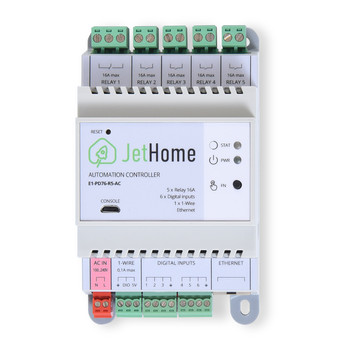 Контроллер на DIN-рейку JetHome JetHub E1 PD76-R5-AC (v2)