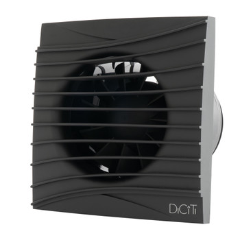 Изображение товара Вентилятор вытяжной D100 SILENT Slim 4C DiCiTi черный матовый 25 дБ