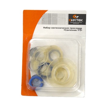 Набор сантехнических прокладок для смесителя Сантехник №2