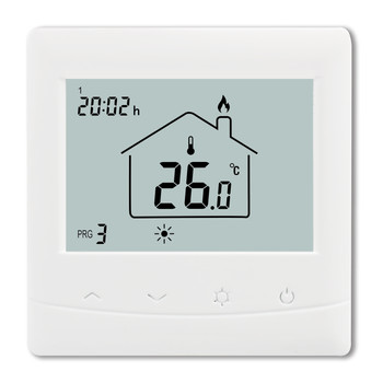 Термостат для теплого пола E-Top Zigbee HT-08-W белый