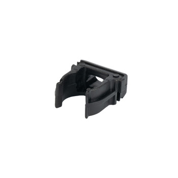 Крепеж-клипса для трубы 16 мм черная 10 шт/уп