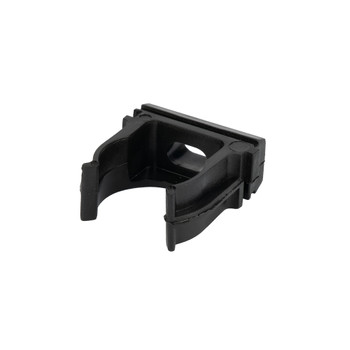 Крепеж-клипса для трубы 20 мм черная 100 шт/уп