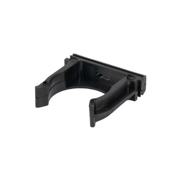 Крепеж-клипса для трубы 32 мм черная 10 шт/уп