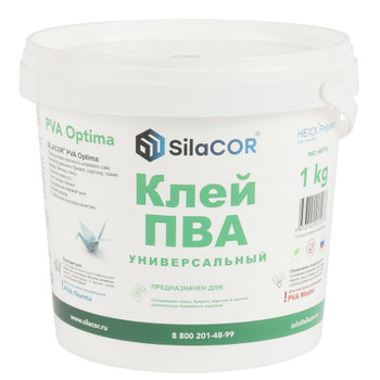 Клей ПВА универсальный SilaCOR 1 кг