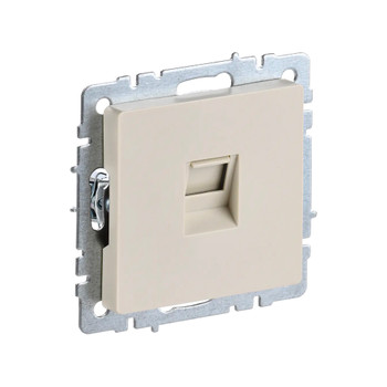 Изображение товара Розетка компьютерная RJ45 5E IEK Brite для сети интернет и компьютеров