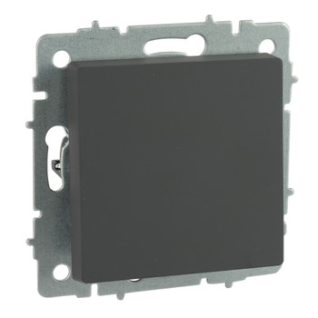 Изображение товара Перекрестный одноклавишный механический переключатель Brite графит IP20 IEK