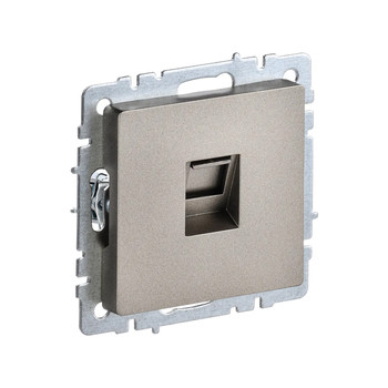 Механизм розетки компьютерная RJ45 5E Brite шампань IP20 IEK