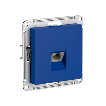 Механизм розетки компьютерной RJ45 5E AtlasDesign аквамарин IP20 Systeme Electric