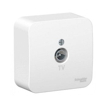 Розетка ТВ оконечная Blanca белая IP20 Systeme Electric