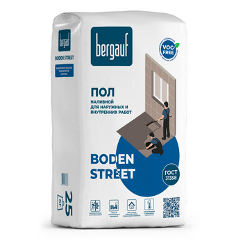 Пол наливной универсальный Bergauf Boden Street М300 25кг
