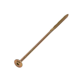 Изображение товара Саморез строительный 8х240 мм с желтопассированным покрытием Bullit для дерева