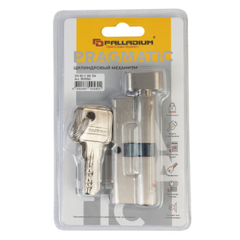 Механизм цилиндровый Palladium ZN 80 C BK SN