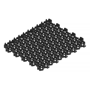 Решетка газонная пластиковая черная 580х495 мм