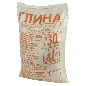 Глина печная 30 кг