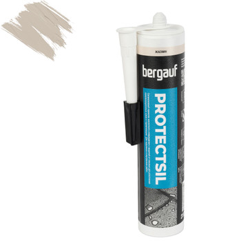 Изображение товара Силиконовая затирка Bergauf Protectsil 280 мл жасмин для швов в ванной